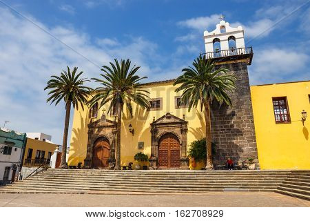Garachico, Tenerife Island, Spain, 08 June 2015: Street Of Garachico Town On Tenerife Island, Canary