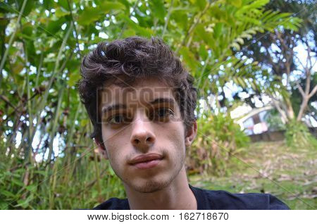 White Man on the Nature green look