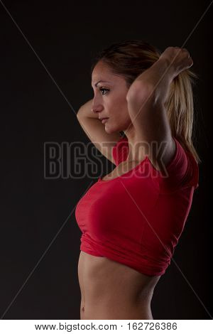 Fit Athletic Woman With A Toned Shapely Body