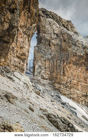 Roland Gap Cirque de Gavarnie in the Pyrenees