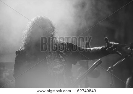 TOLMIN, SLOVENIA - JULY 25TH: AMERICAN THRASH METAL BAND TESTAMENT PERFORMING AT METALDAYS FESTIVAL ON JULY 25TH, 2016 IN TOLMIN, SLOVENIA
