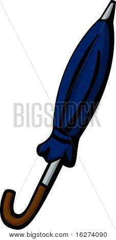 closed umbrella