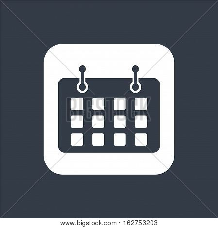 agenda note calender flat design, web seo icon