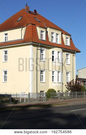 Historical House In Greifswald, Mecklenburg-west Pomerania, Germany