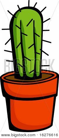 Cactus i en gryde