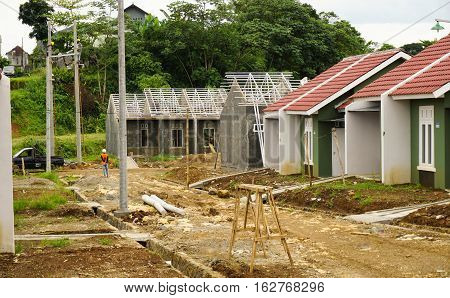 intermediate real estate project photo taken in Bogor Indonesia java