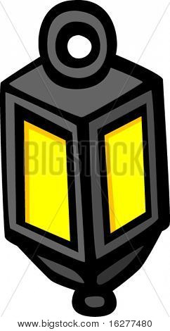 gammel lampe
