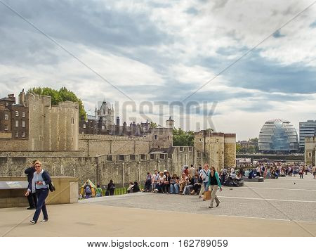 The Historic Tower Of London In Uk