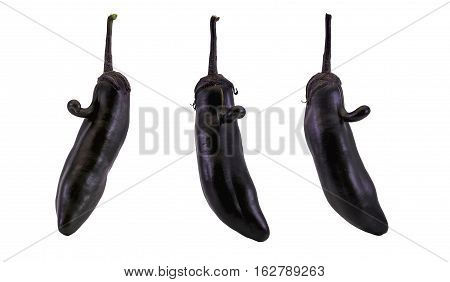 a quirk of nature, the face on the eggplant