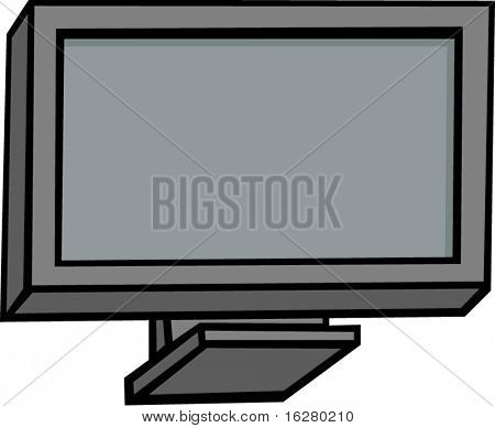 moderne plasma- of LCD-televisie