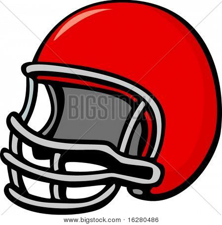 casco di gioco del calcio