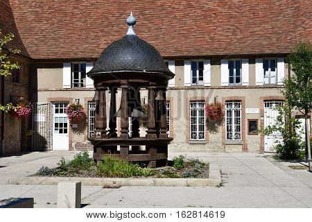 Gournay en Bray France - september 7 2016 : the picturesque city in autumn