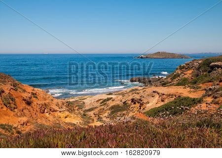 Ocean Coast on Southwest Alentejo and Vicentine Coast Natural Park, Portugal