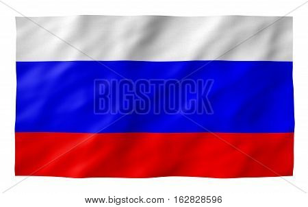 Russian flag TEXTURED Exclusive Fotolia. Part of a set