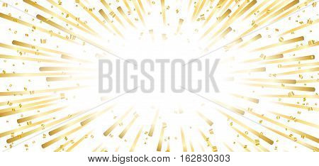 Gold White Firework Background
