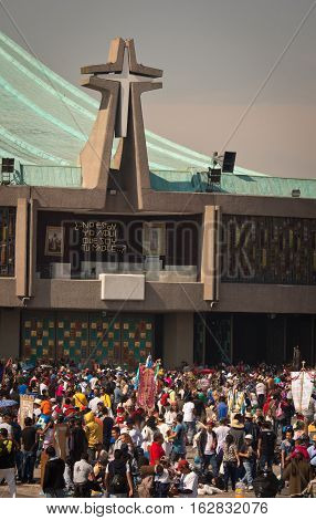 Day Of The Virgin Of Guadalupe In Mexico City