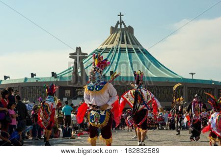 Day Of The Virgin Of Guadalupe In Mexico City