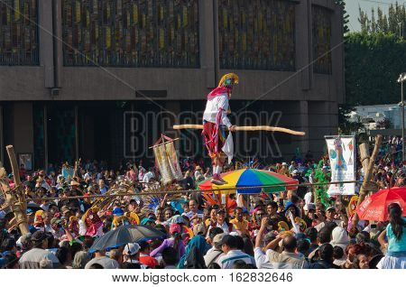 Day Of The Virgin Of Guadalupe In Mexico City