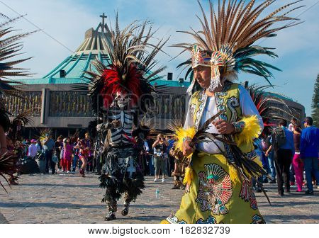 Day Of The Virgin Of Guadalupe In Mexico City