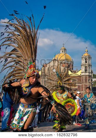 Day Of The Virgin Of Guadalupe In Mexico City