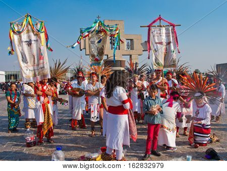 Day Of The Virgin Of Guadalupe In Mexico City