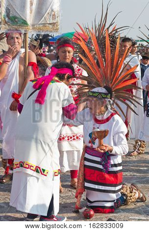 Day Of The Virgin Of Guadalupe In Mexico City