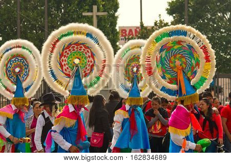 Fiesta Patronal San Juan Diego Cuauhtlatoatzin In Mexico City