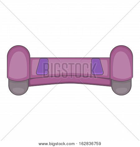 Hoverboard icon. Cartoon illustration of hoverboard vector icon for web design