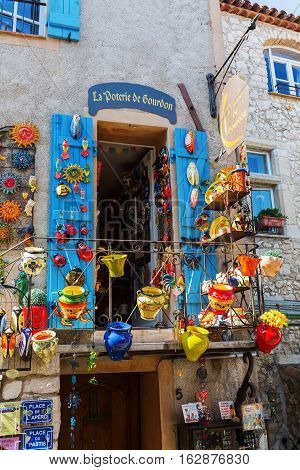 Pottery In Gourdon, Provence, France
