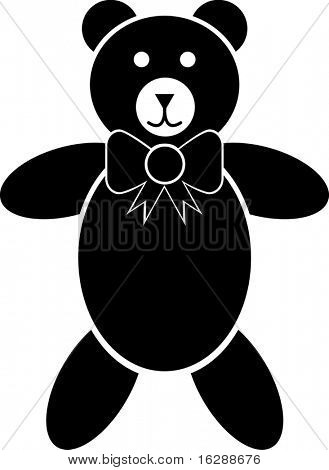 symbole du jouet en peluche ours