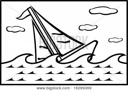 тонущий корабль