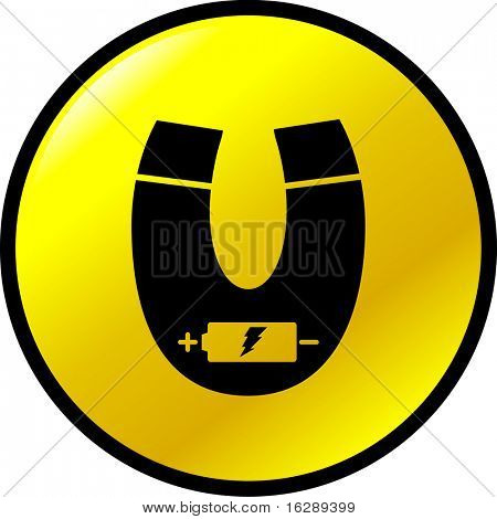 pulsante elettromagnete