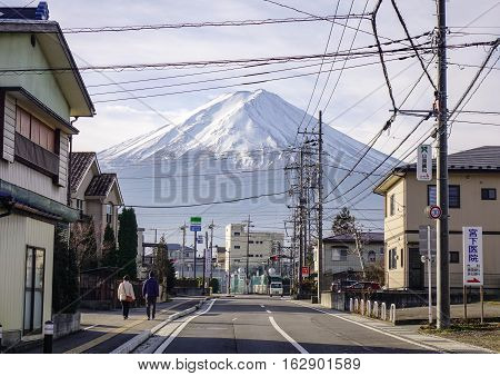 View Of Fujisan In Yamanashi, Japan