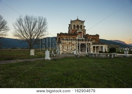 Church At Ancient Mantineia, Arcadia, Peloponnese, Greece
