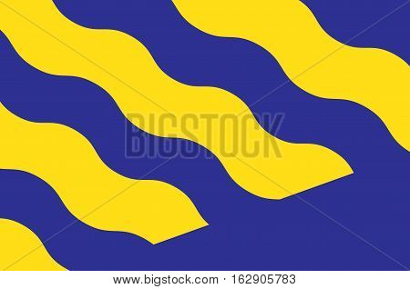 Flag of Norrbotten province in northernmost Sweden