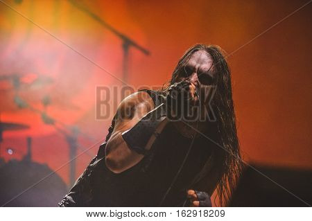 TOLMIN, SLOVENIA - JULY 26TH: SWEDISH BLACK METAL BAND MARDUK PERFORMING AT METALDAYS FESTIVAL ON JULY 26TH, 2016 IN TOLMIN, SLOVENIA