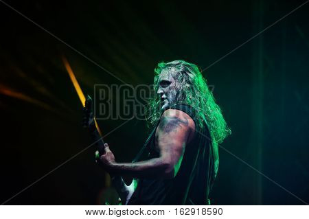 TOLMIN, SLOVENIA - JULY 26TH: SWEDISH BLACK METAL BAND MARDUK PERFORMING AT METALDAYS FESTIVAL ON JULY 26TH, 2016 IN TOLMIN, SLOVENIA