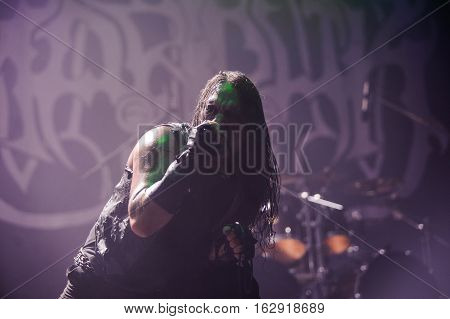TOLMIN, SLOVENIA - JULY 26TH: SWEDISH BLACK METAL BAND MARDUK PERFORMING AT METALDAYS FESTIVAL ON JULY 26TH, 2016 IN TOLMIN, SLOVENIA