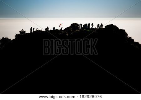 Hikers In Java Province