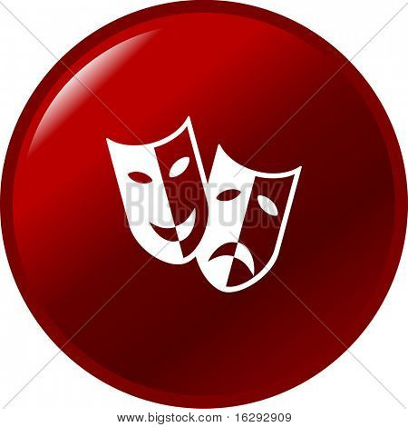 Theater drama masker knap