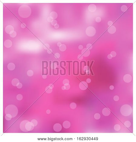 A pink blurred backgroup with bokeh effect