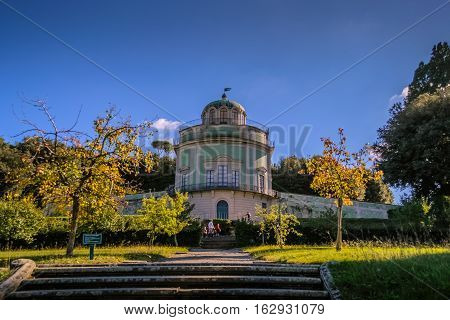 Kaffee House - Boboli Gardens. Autumn view.