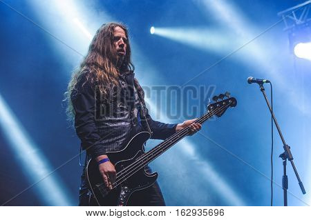 TOLMIN, SLOVENIA - JULY 27TH: METAL BAND DIE APOKALYPTISCHEN REITER PERFORMING AT METALDAYS FESTIVAL ON JULY 27TH, 2016 IN TOLMIN, SLOVENIA