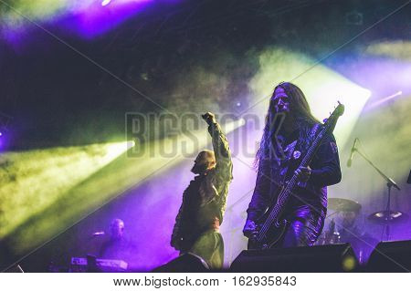 TOLMIN, SLOVENIA - JULY 27TH: METAL BAND DIE APOKALYPTISCHEN REITER PERFORMING AT METALDAYS FESTIVAL ON JULY 27TH, 2016 IN TOLMIN, SLOVENIA