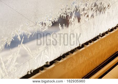 Frozen Window Glass