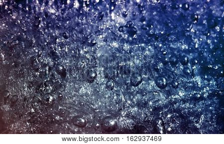 background of shiny sheer cold-ice in various shades