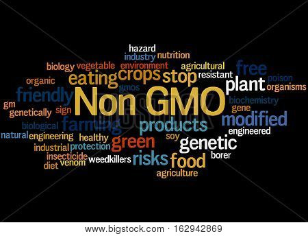 Non Gmo, Word Cloud Concept 5