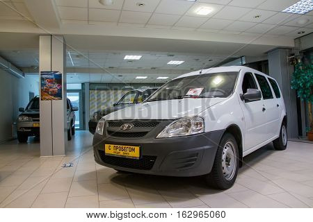 Showroom Of Dealership Chevrolet And Car In It In Kirov City In 2016