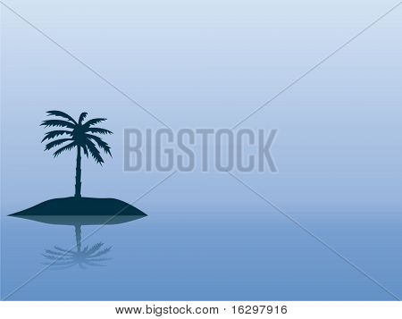 Silueta de un árbol