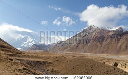 Beautiful landscapes in Southern Kyrgyzstan close to Sary-Mogul.